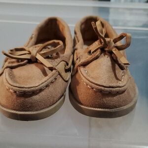 Kids Tan Moccasins